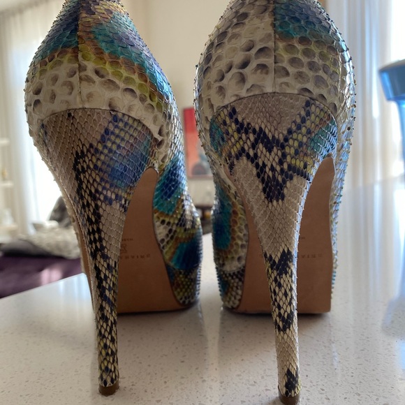 Brian Atwood Snake skin Heels - Picture 3 of 5